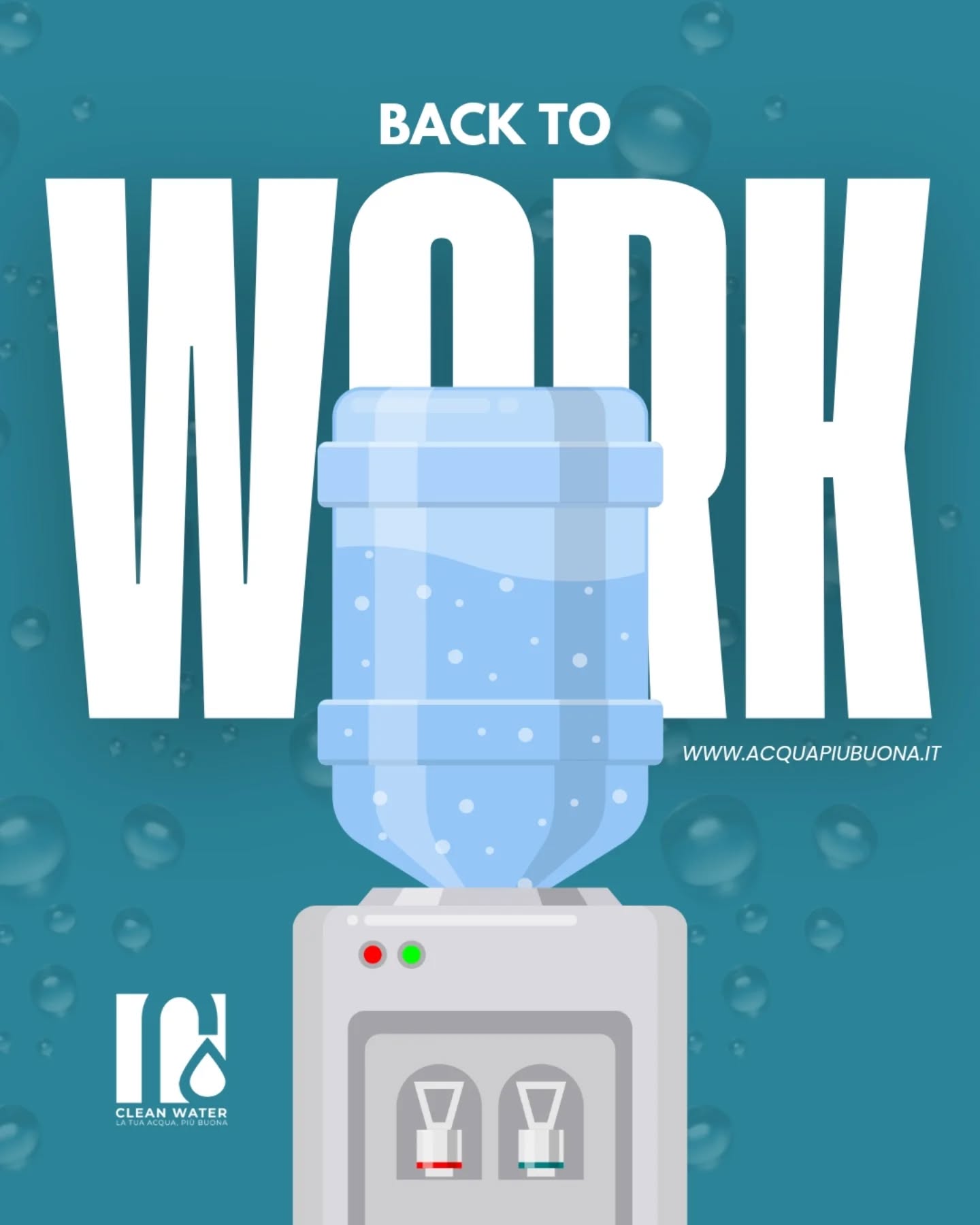 💧💧💧 Ritorno al lavoro con più leggerezza e consapevolezza!

Con i nostri erogatori a boccioni in comodato d'uso, l'acqua buona ti accompagna ogni giorno in ufficio o in azienda! 

➡️ Richiedi un preventivo gratuito 
Oppure visita 
➡️ www.acquapiubuona.it
.
.
.
#acqua #boccioniacqua #depurazioneacqua #depuratoriacqua #acquafresca #acquainufficio