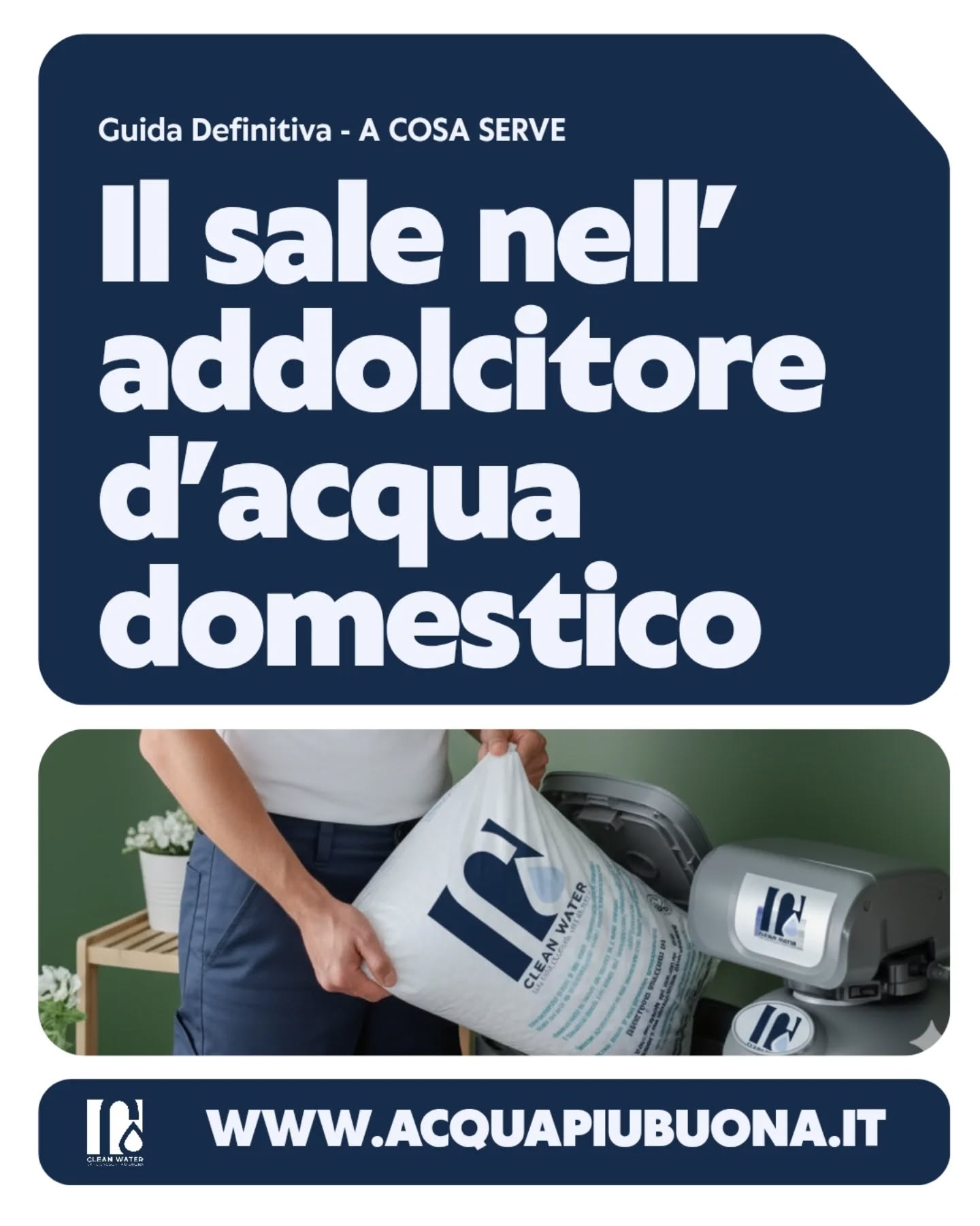 🧂🧂🧂Molti credono che il sale "addolcisca"... 

In realtà il sale non addolcisce direttamente l'acqua che beviamo o usiamo. 

La realtà è più tecnica e interessante: ⤵️
il sale non entra mai direttamente nell'acqua che esce dai vostri rubinetti; serve, invece, a "ricaricare" il vero cuore del sistema.

➡️ Visita www.acquapiubuona.it 
.
.
.
#acqua #addolcitore #addolcitoredomestico #addolcitoreacqua #cleanwater