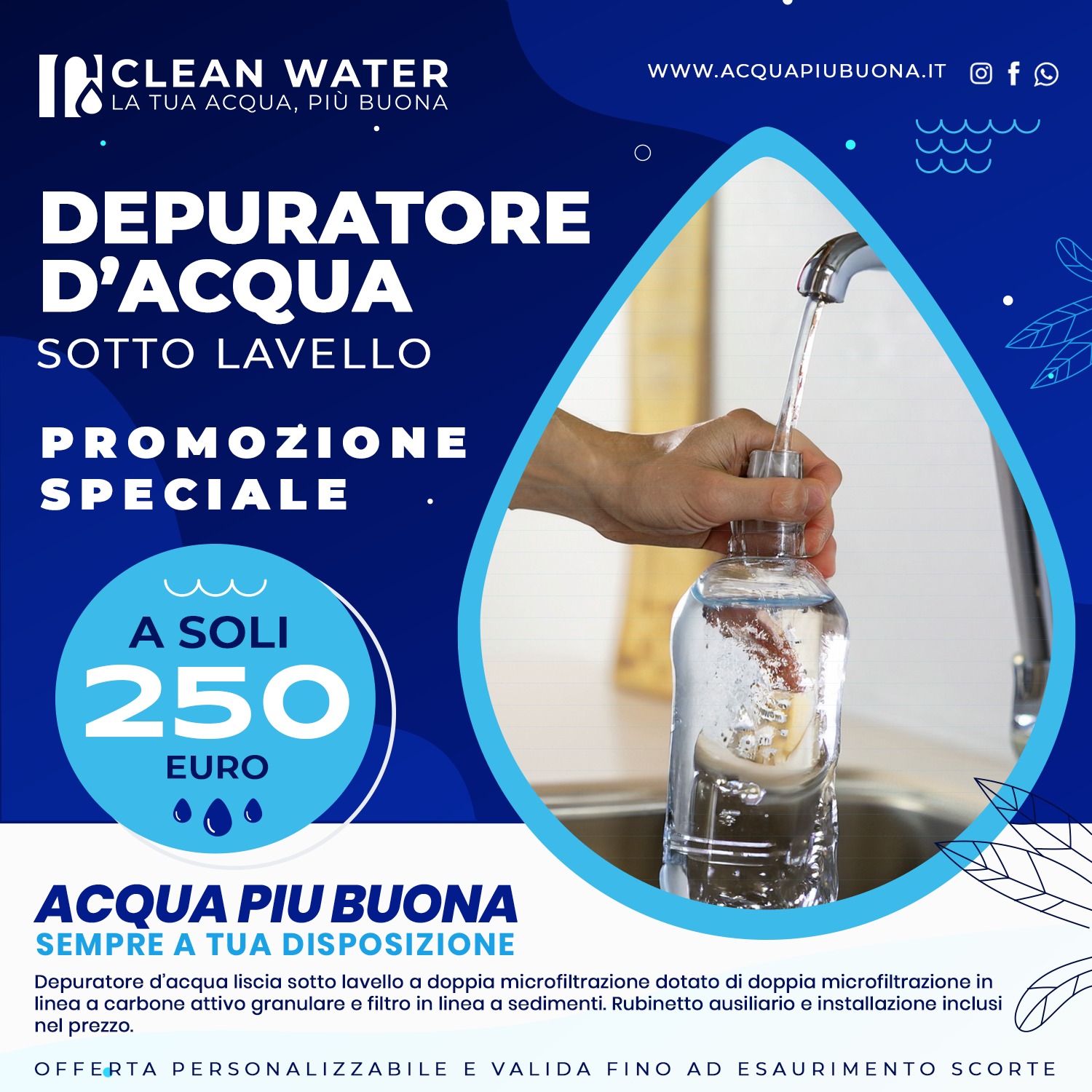Promozione derpuratore dìacqua