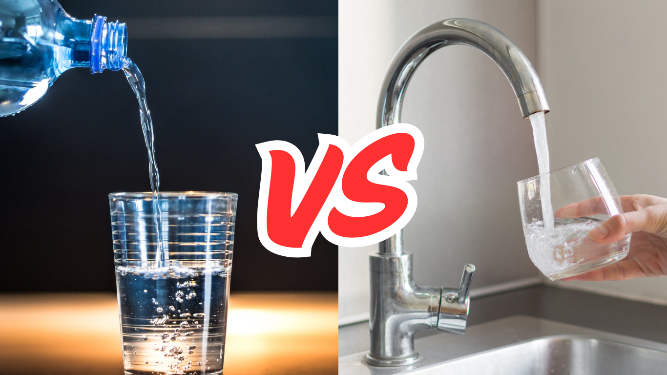 Acqua in bottiglia o acqua dal rubinetto?