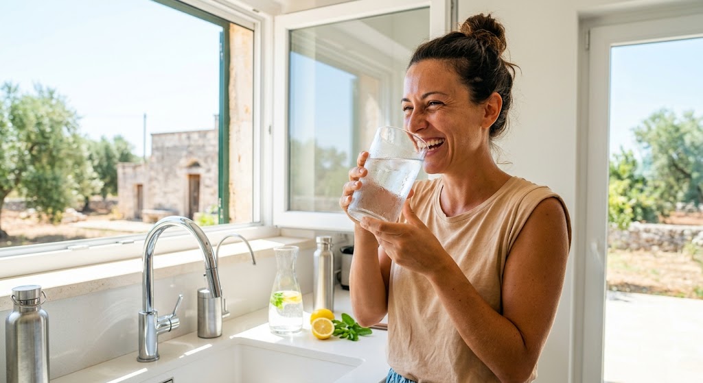 Bere acqua dai depuratori di Clean Water ad Altamura